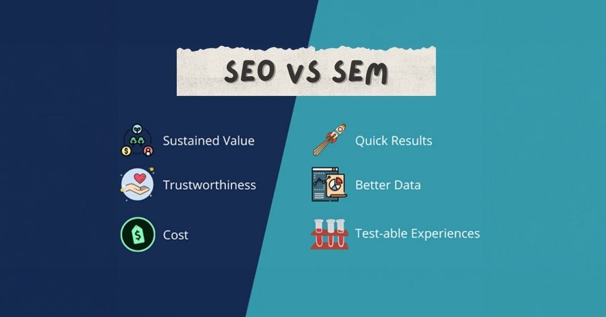 Difference Between SEO and SEM